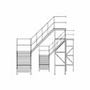 Weldment Stairs - Downloadable CAD Representation_0_90_degree_snapshot