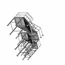 Weldment Stairs - Downloadable CAD Representation_60_30_degree_snapshot
