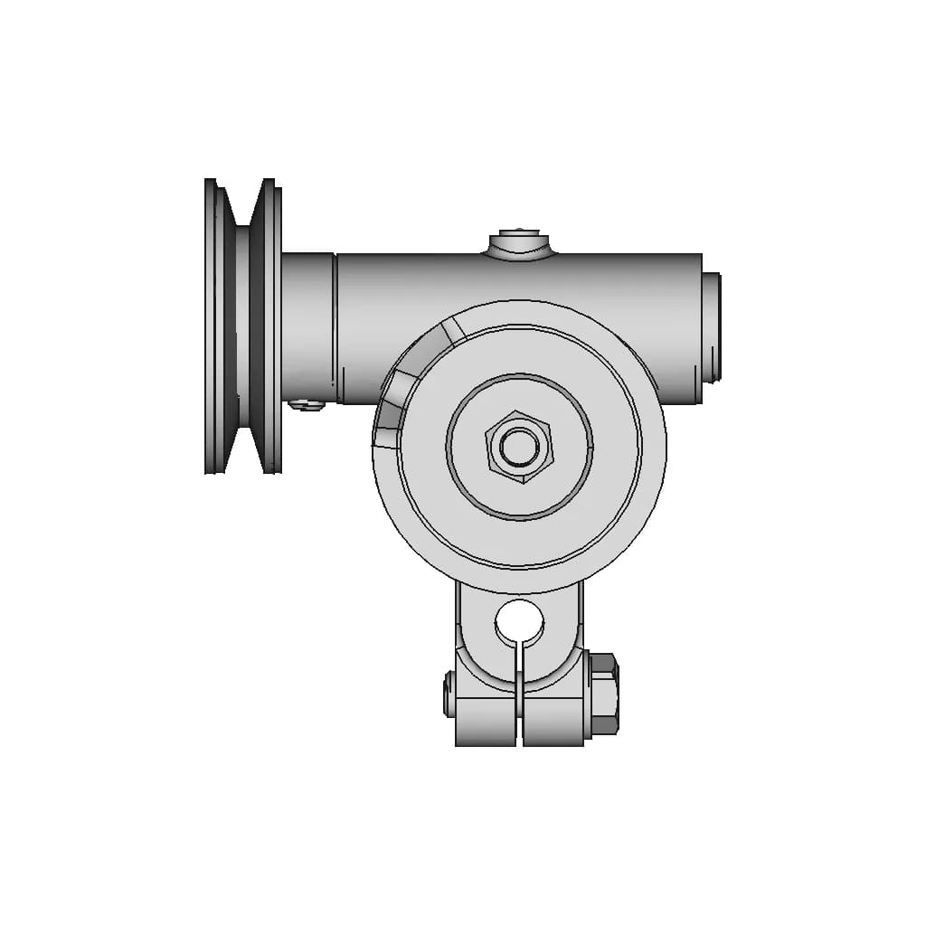 010 Worm Gearbox 010 Wg | High-Quality CAD Model_0_0_degree_snapshot