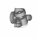 010 Worm Gearbox 010 Wg | High-Quality CAD Model_60_30_degree_snapshot