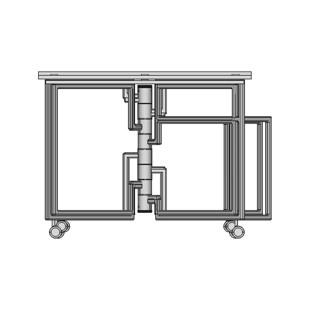 Folding Desk | 3D Engineering Design File_0_0_degree_snapshot