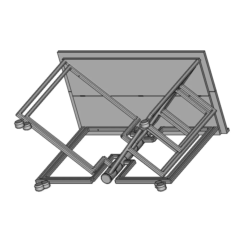Folding Desk | 3D Engineering Design File_60_30_degree_snapshot