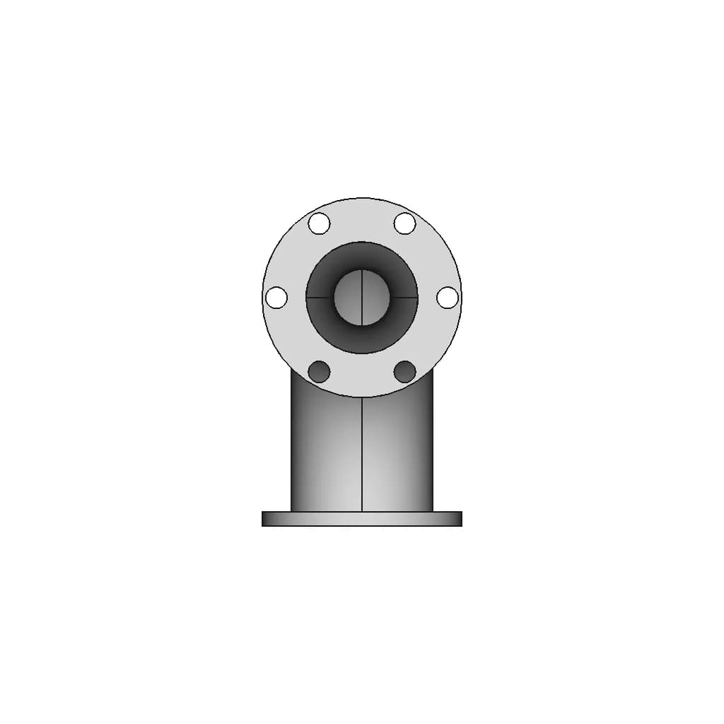 Practice For Piping - Standard Mechanical Component_0_90_degree_snapshot