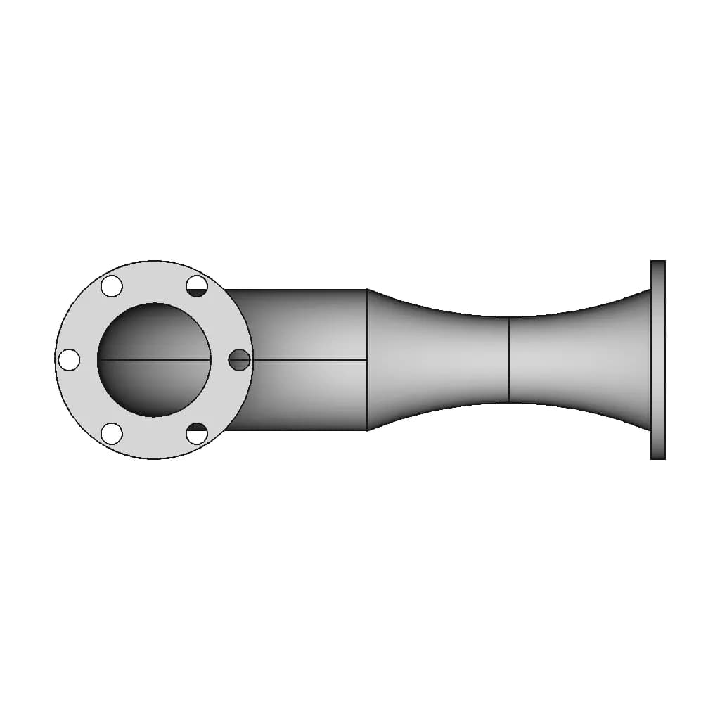 Practice For Piping - Standard Mechanical Component_90_0_degree_snapshot