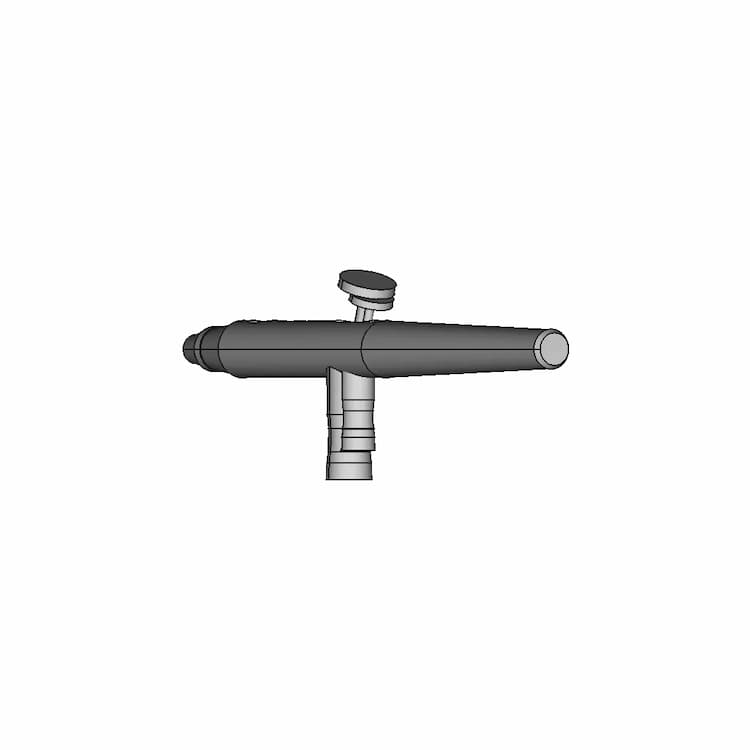 Harder Steenbeck Ultra 2 In 1 Series Airbrush Without Cups | 3D Engineering Design File