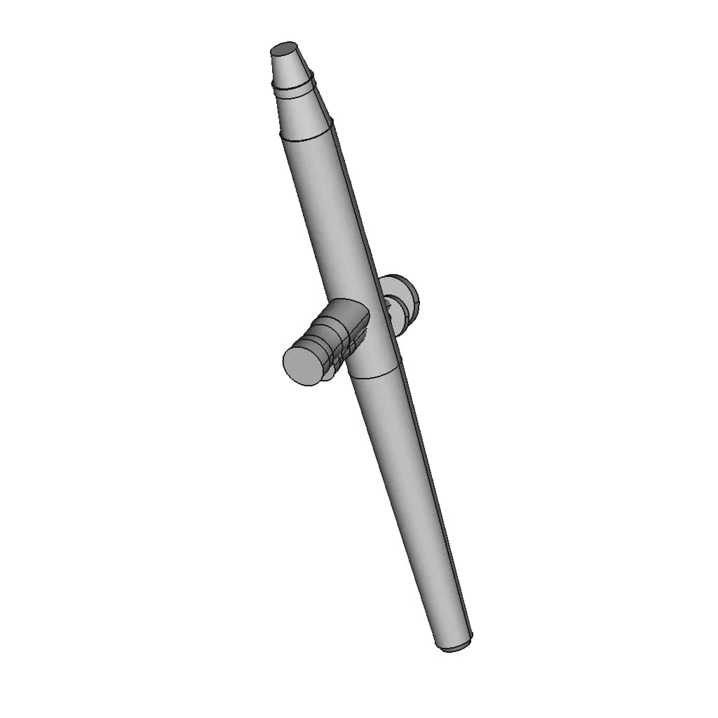 Harder Steenbeck Ultra 2 In 1 Series Airbrush Without Cups | 3D Engineering Design File_60_30_degree_snapshot