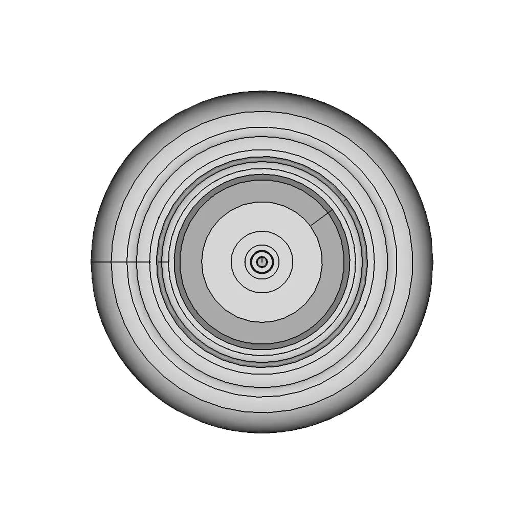 Hub Wheel 10 Motor - Downloadable CAD Representation_0_0_degree_snapshot