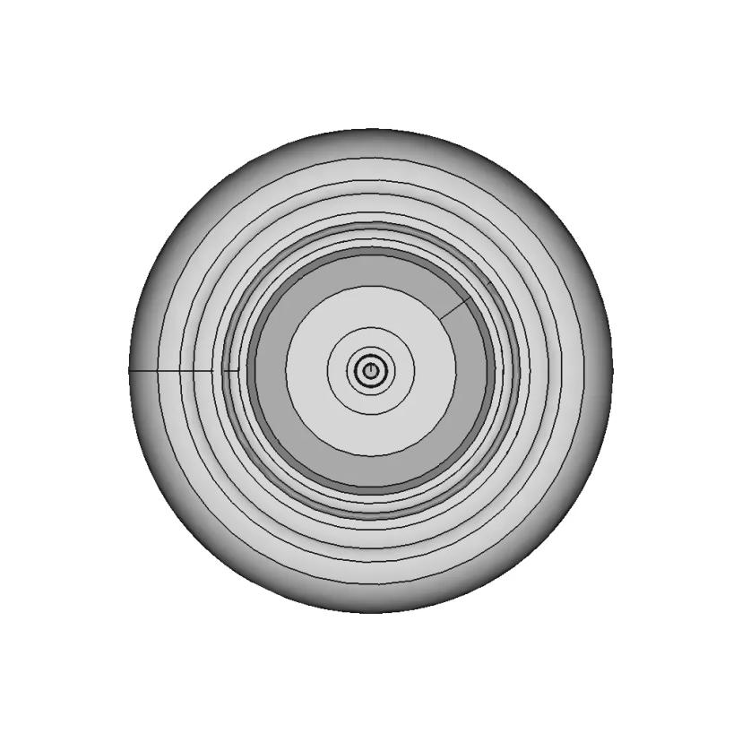 Hub Wheel 10 Motor - Downloadable CAD Representation