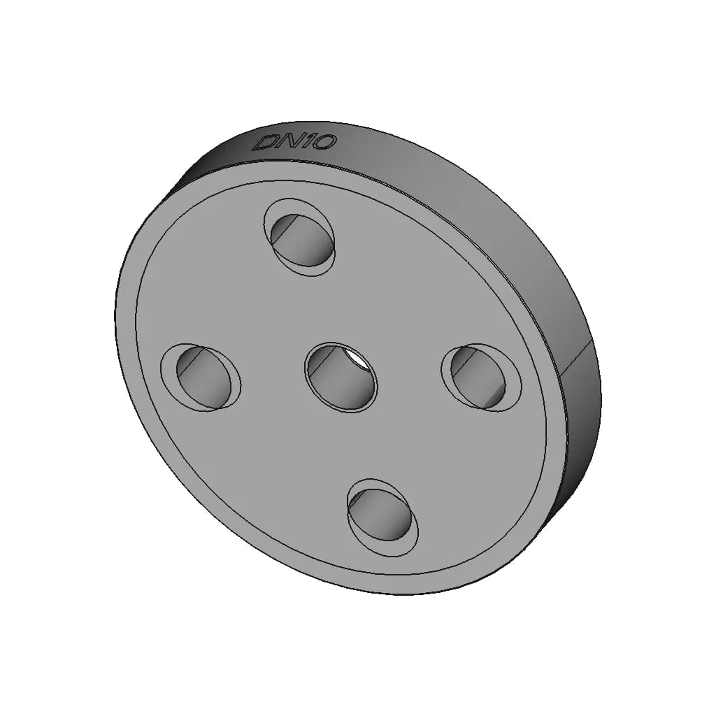Slip On Flange Ff | 3D Engineering Design File_60_30_degree_snapshot