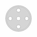 Slip On Flange Ff | 3D Engineering Design File_90_0_degree_snapshot