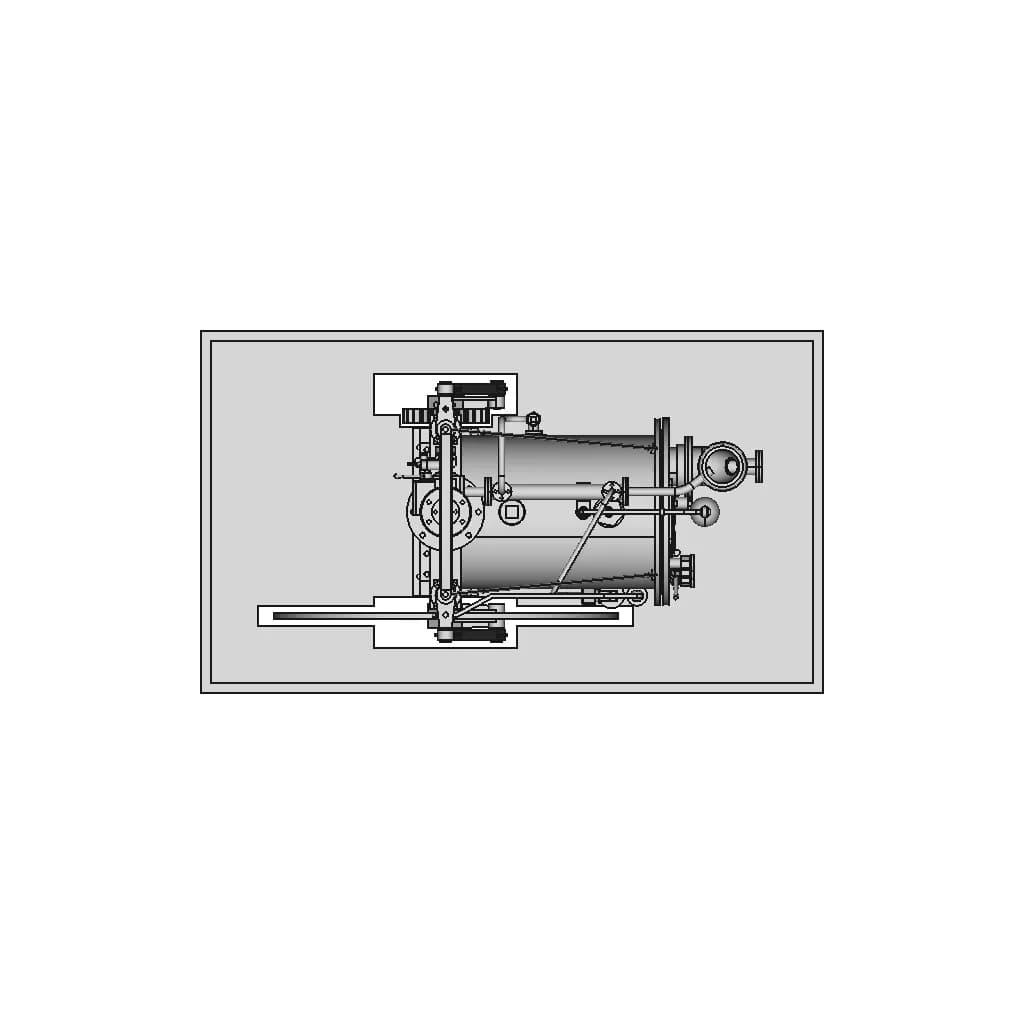 Model Of The High Pressure Dredger Engine Of Richard Trevithick Of 1806 | 3D Engineering Design File_0_0_degree_snapshot
