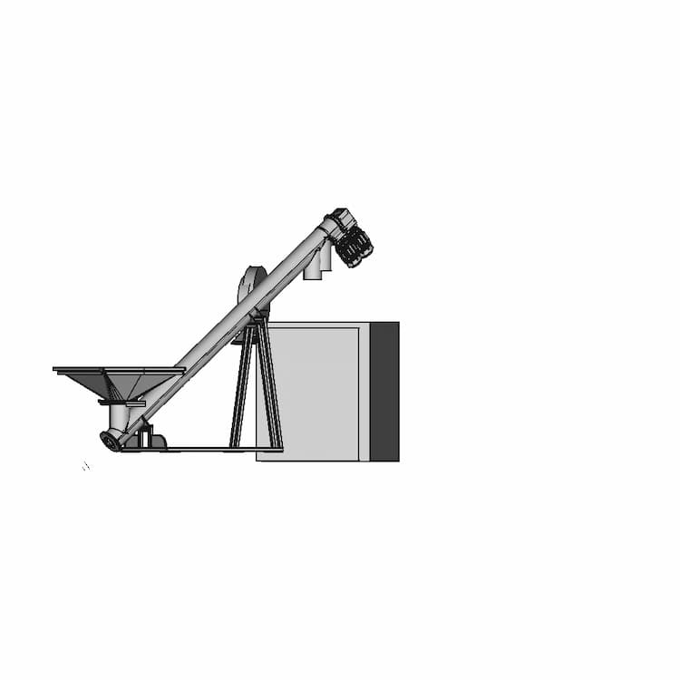 Tup Helezon Konveyor | High-Quality CAD Model