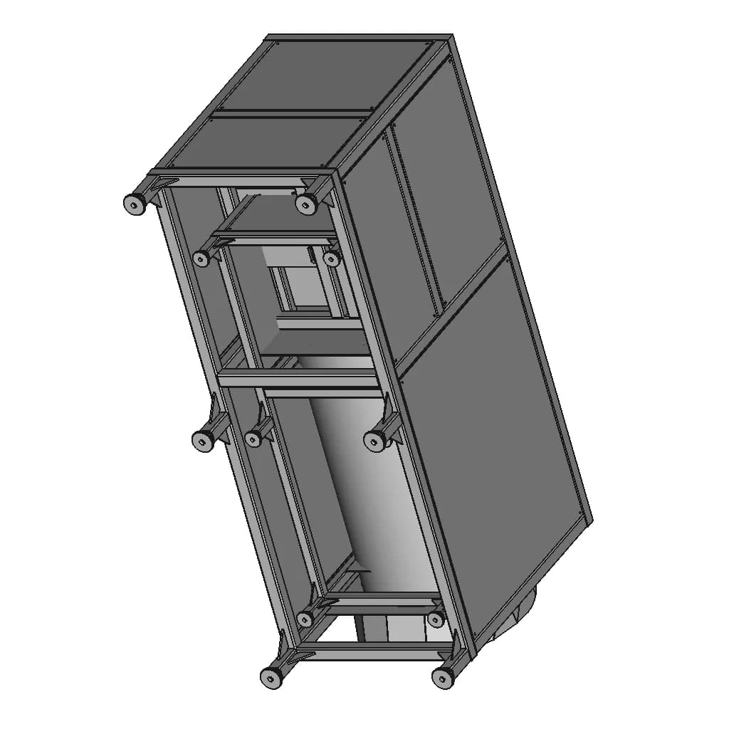 Ribbon Mixer - Standard Mechanical Component_60_30_degree_snapshot