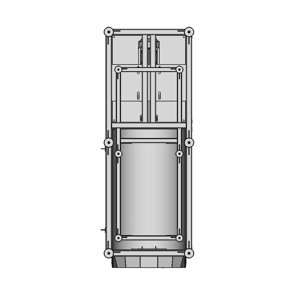 Ribbon Mixer - Standard Mechanical Component_90_0_degree_snapshot