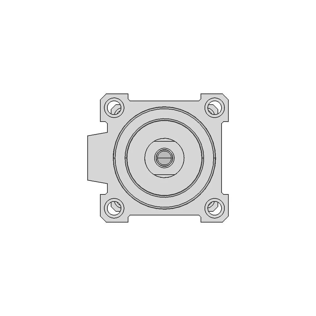 Pneumatic Cylinder - Standard Mechanical Component_270_0_degree_snapshot