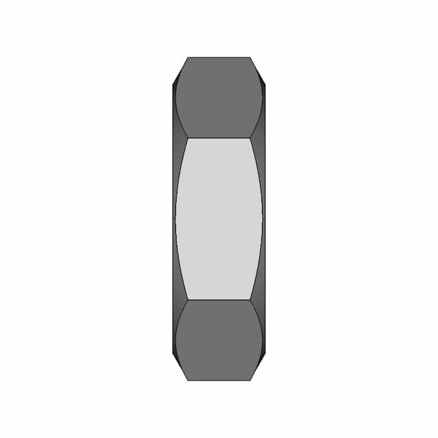 Parametric Bevel Seat Union Hex Nut - Standard Mechanical Component