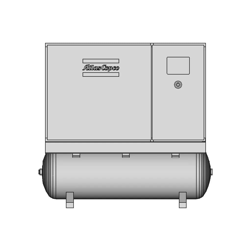 Atlas Copco Compressor - Downloadable CAD Representation_90_0_degree_snapshot