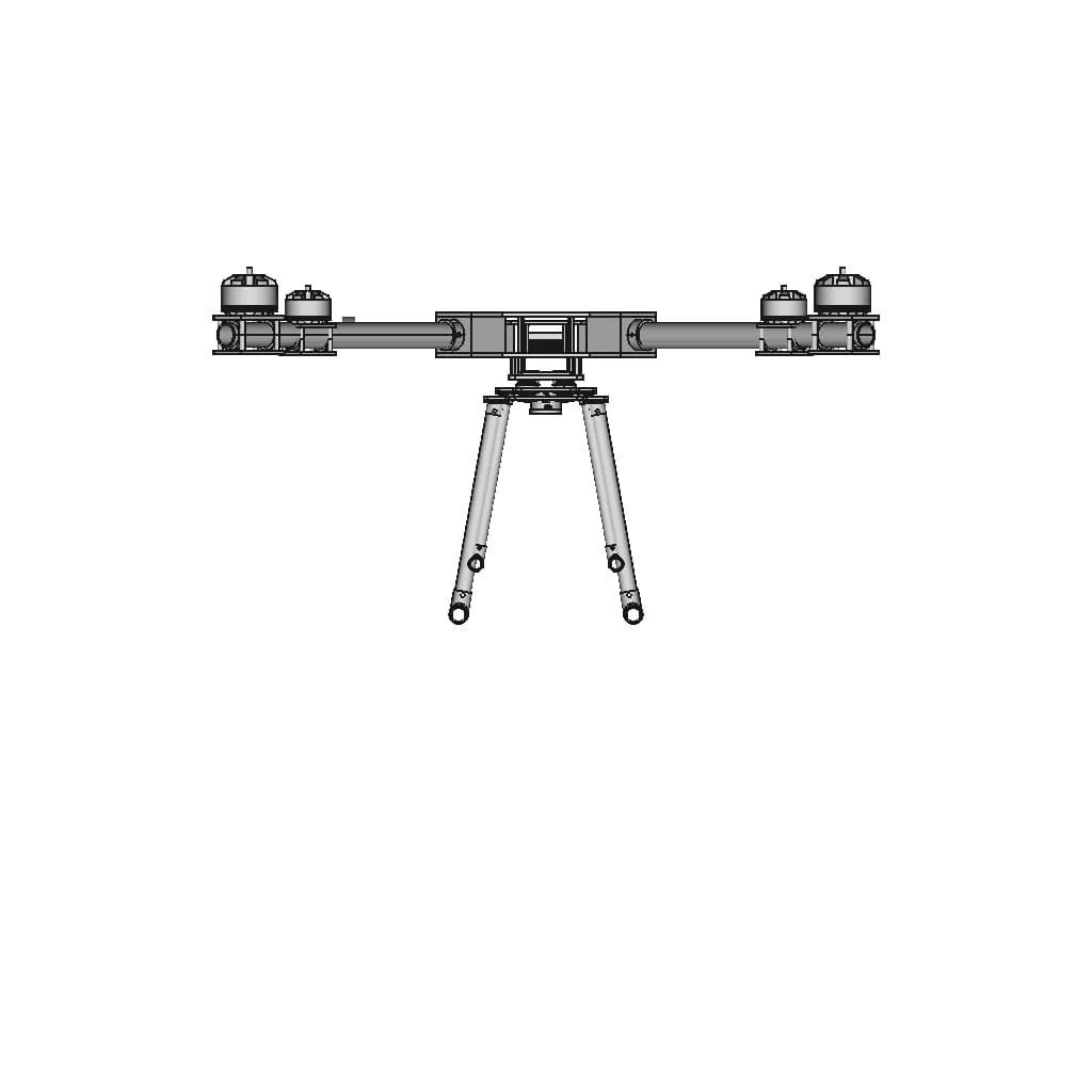 14Inch Industrial Drone | 3D Engineering Design File_90_0_degree_snapshot