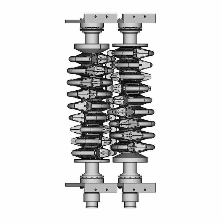 Mineral Sizer Crusher Shafts Assembly - Standard Mechanical Component