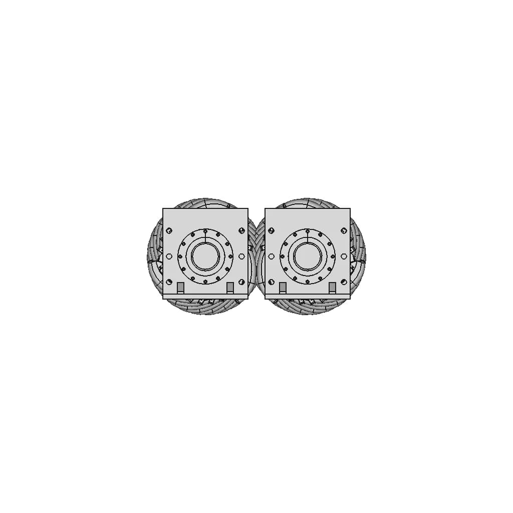 Mineral Sizer Crusher Shafts Assembly - Standard Mechanical Component_90_0_degree_snapshot