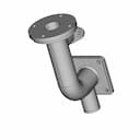 Flange Pipe - Standard Mechanical Component_60_30_degree_snapshot