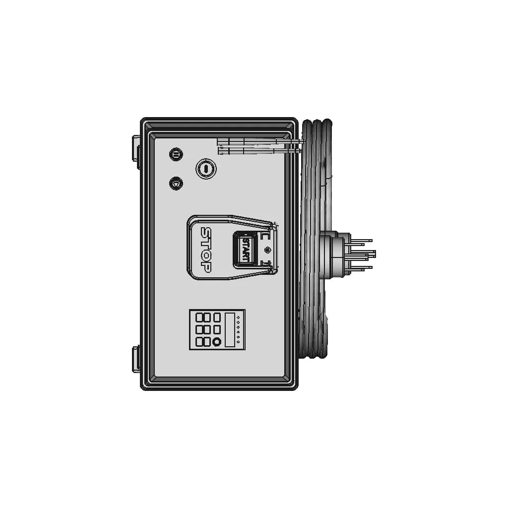Heavy Duty Desktop Cnc Mill - Downloadable CAD Representation_0_270_degree_snapshot