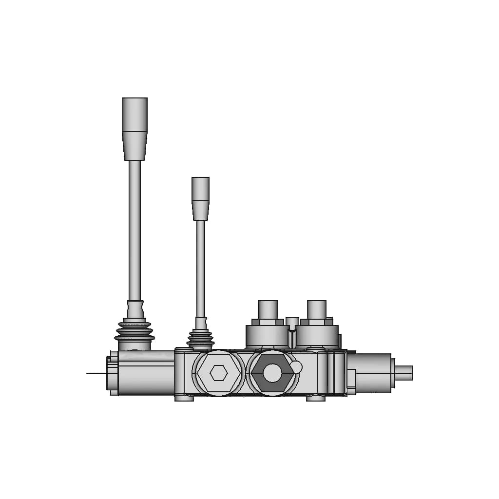 Hydraulic Valve - Downloadable CAD Representation_0_90_degree_snapshot
