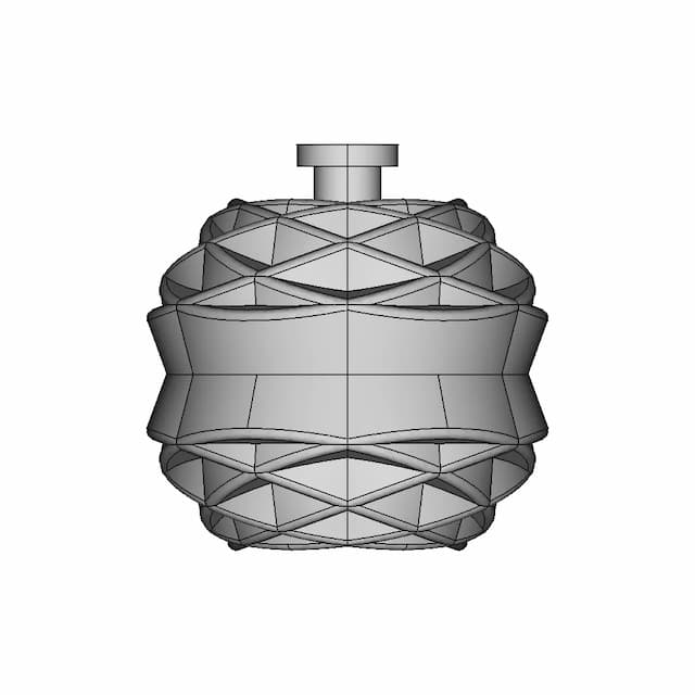 Attractive Chocolate Dish - Downloadable CAD Representation