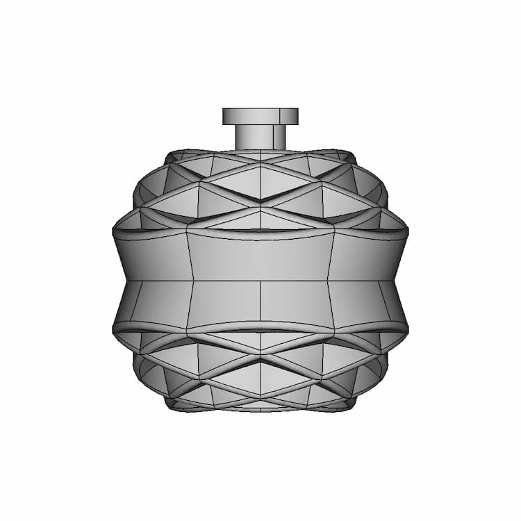 Attractive Chocolate Dish - Downloadable CAD Representation