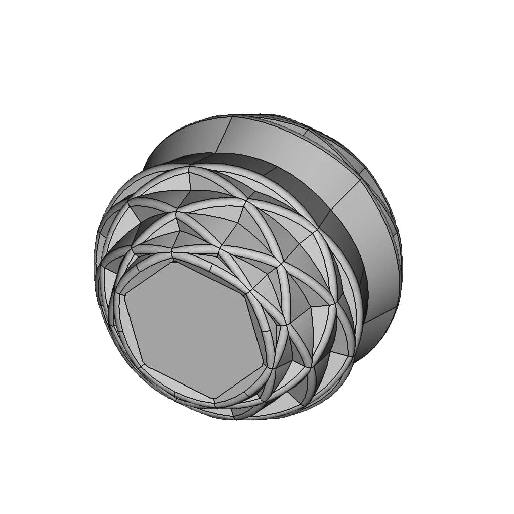 Attractive Chocolate Dish - Downloadable CAD Representation_60_30_degree_snapshot