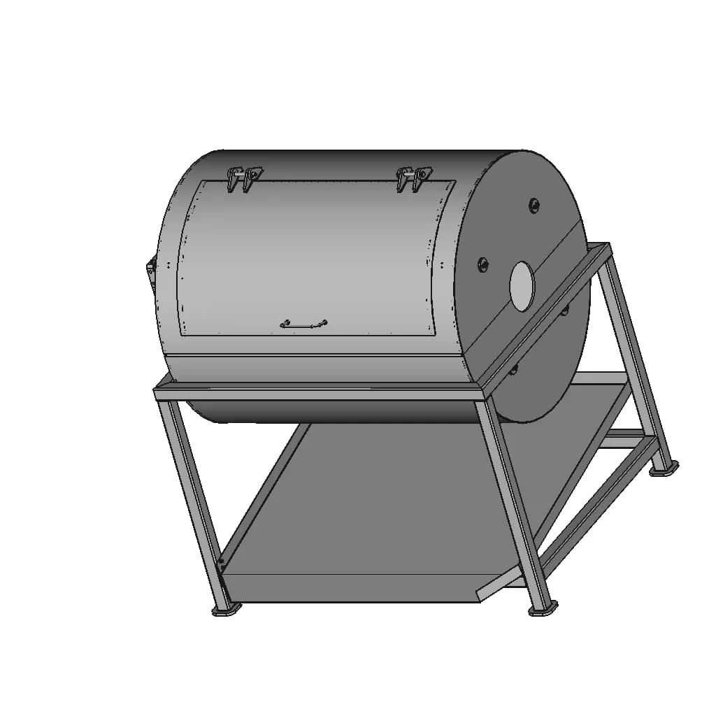 Pcb Depopulation Machine | High-Quality CAD Model_60_30_degree_snapshot