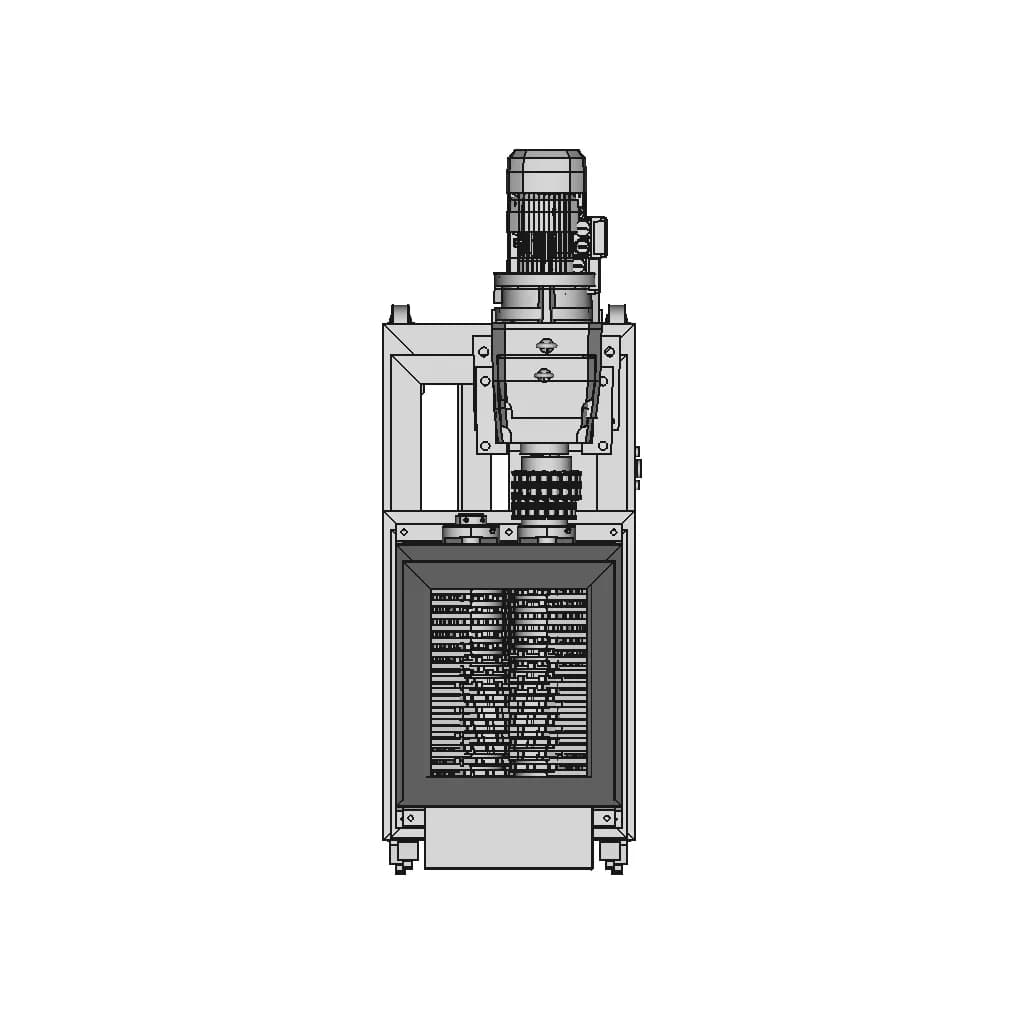 Industrial Shredder Machine - Downloadable CAD Representation_0_0_degree_snapshot