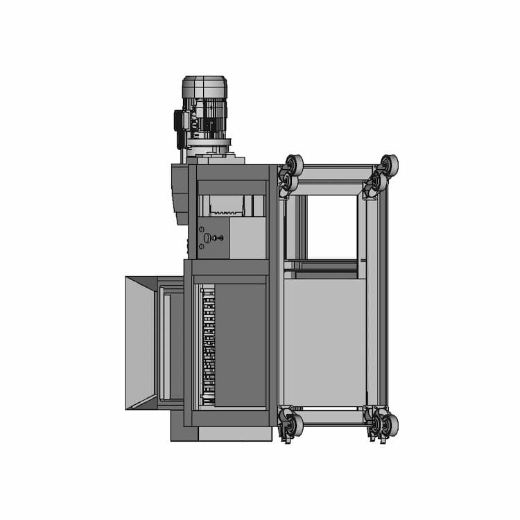 Industrial Shredder Machine - Downloadable CAD Representation