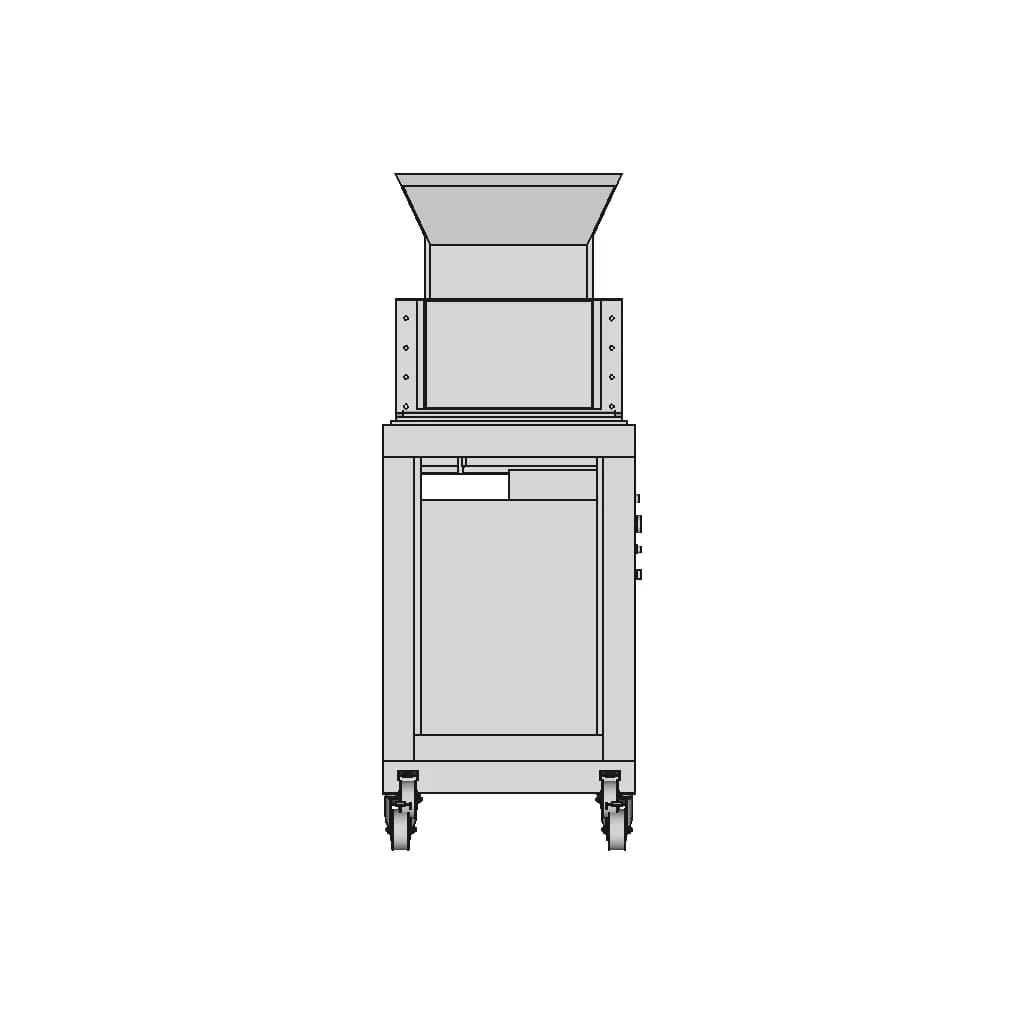 Industrial Shredder Machine - Downloadable CAD Representation_90_0_degree_snapshot