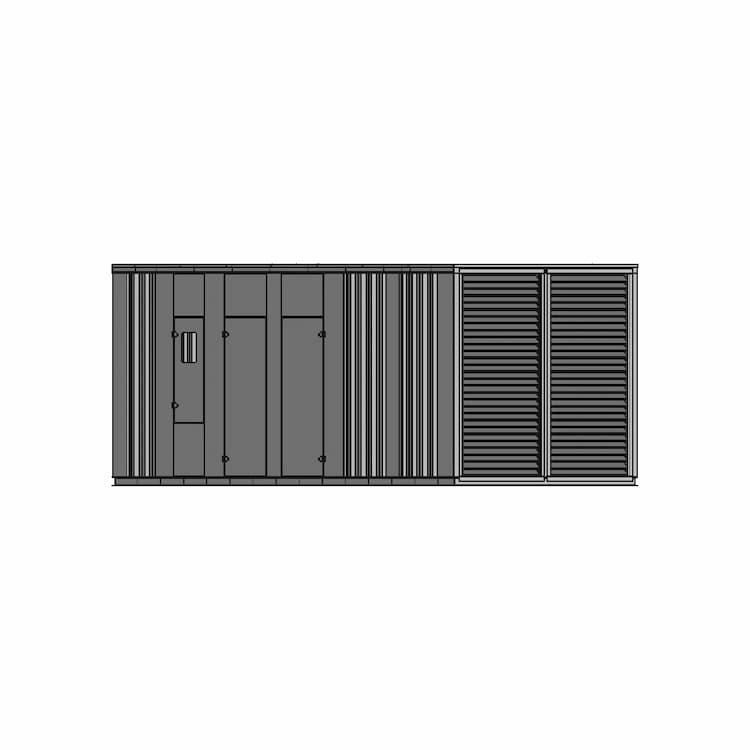 Containerized Cummins Generator | High-Quality CAD Model