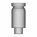 Pneumatic Quick Connector Poc 4 M5 | 3D Engineering Design File_0_0_degree_snapshot