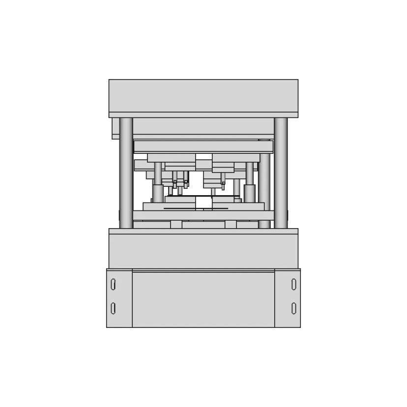 Roll Forming Punch And Die Press | 3D Engineering Design File