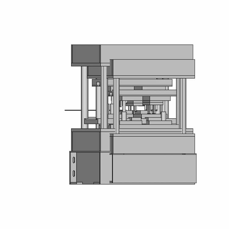 Roll Forming Punch And Die Press | 3D Engineering Design File