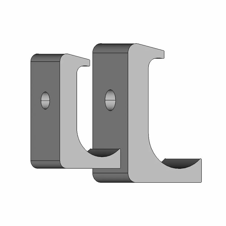 Sick Flexi Loop Fln Holder - Downloadable CAD Representation