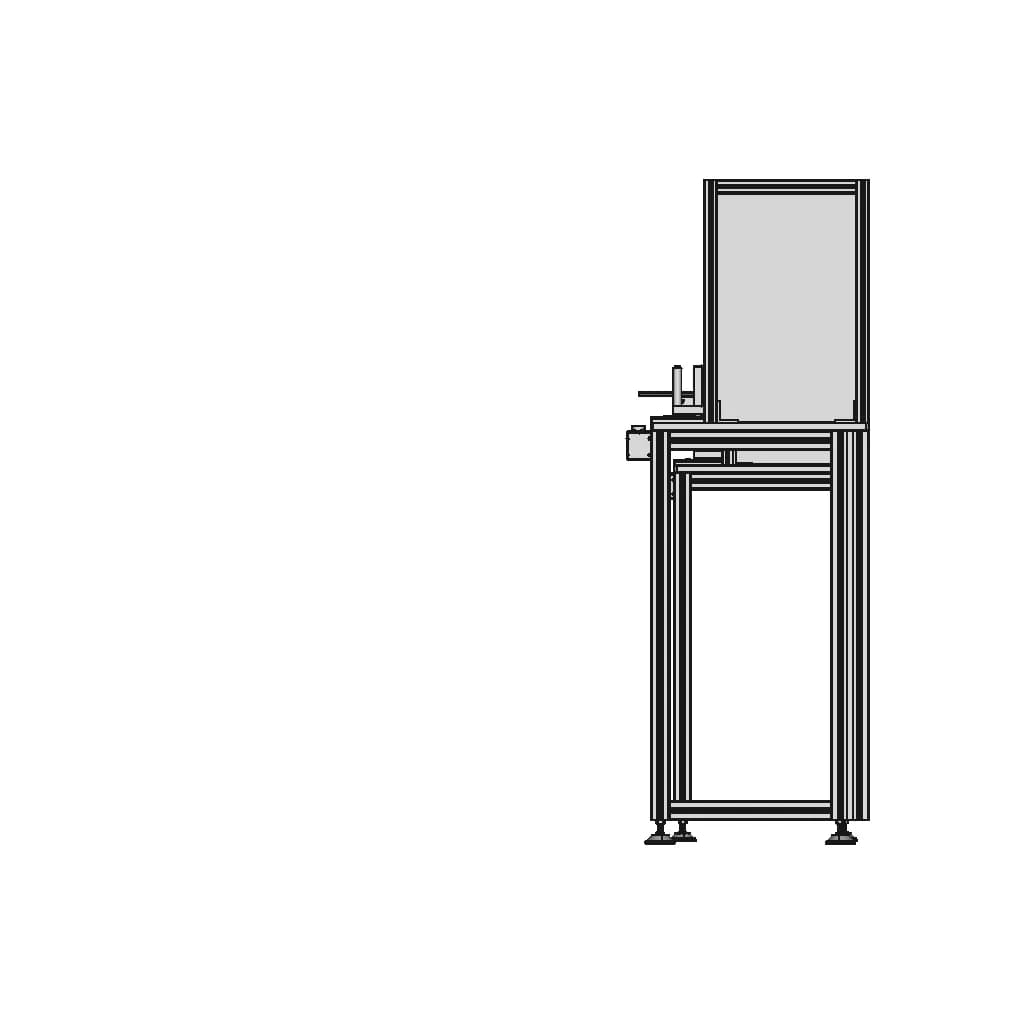 Milling Machine Station - Downloadable CAD Representation_0_90_degree_snapshot