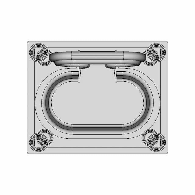 The Hidden Cellar Handle | High-Quality CAD Model