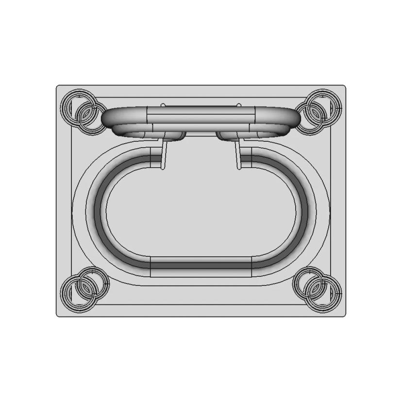 The Hidden Cellar Handle | High-Quality CAD Model