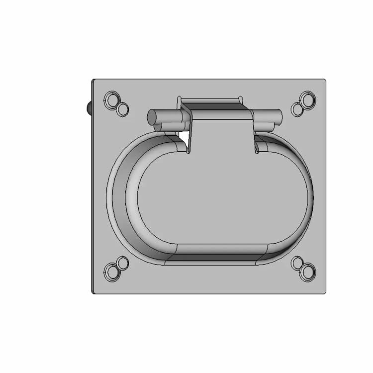 The Hidden Cellar Handle | High-Quality CAD Model