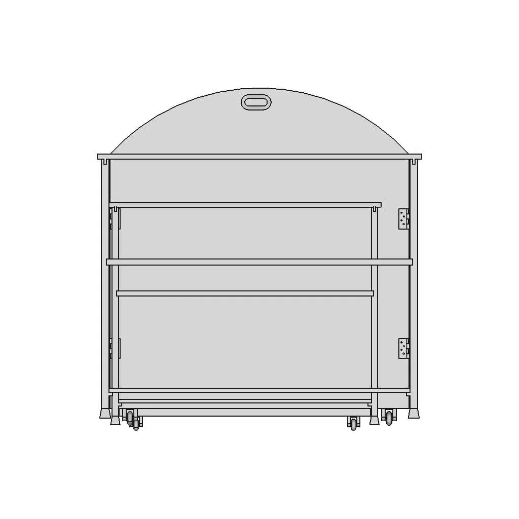 Collapsible And Portable Table - Downloadable CAD Representation_0_0_degree_snapshot