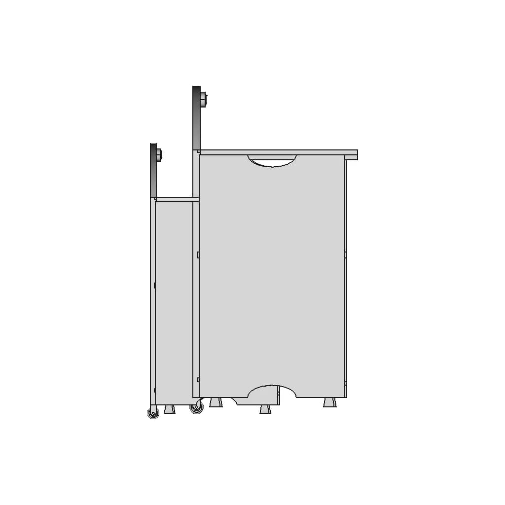 Collapsible And Portable Table - Downloadable CAD Representation_0_270_degree_snapshot