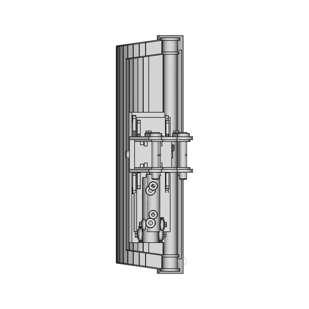 Tilting Ditching Bucket For Miniexcavator 70Cm | High-Quality CAD Model_0_0_degree_snapshot