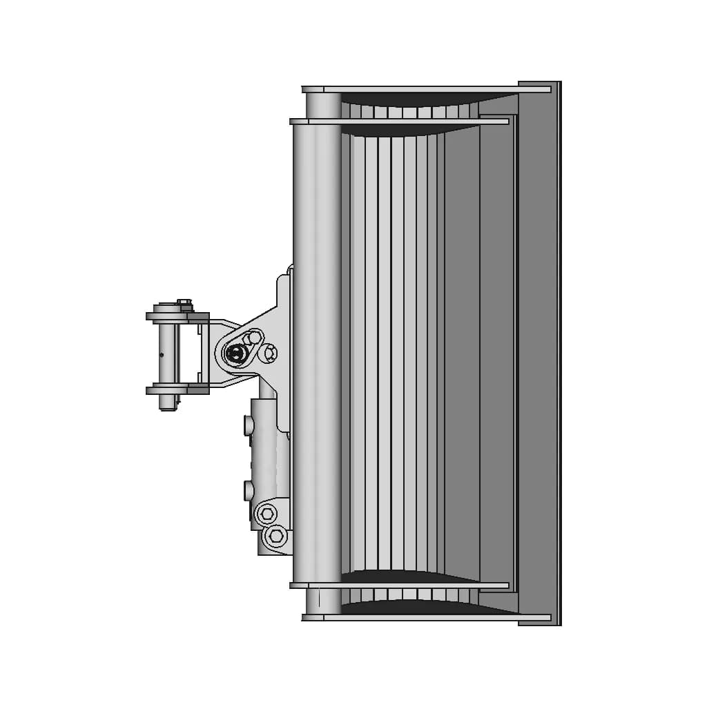 Tilting Ditching Bucket For Miniexcavator 70Cm | High-Quality CAD Model_0_90_degree_snapshot