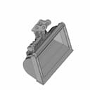 Tilting Ditching Bucket For Miniexcavator 70Cm | High-Quality CAD Model_60_30_degree_snapshot