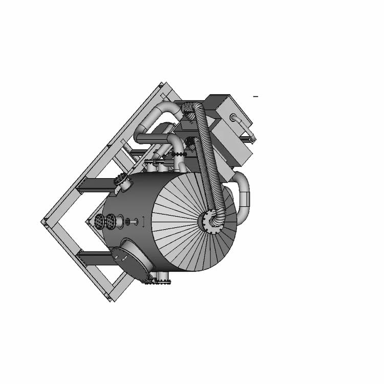 Skid Converts Seawater Into Fresh Water - Standard Mechanical Component