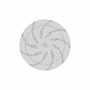 Handheld Vacuum Cleaner Motor And Impeller Assembly - Standard Mechanical Component_0_0_degree_snapshot